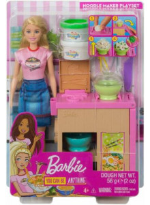 Mattel Barbie You Can Be Anything Noodle Maker Playset Ghk43