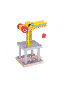 Bigjigs Rail - Big Yellow Crane