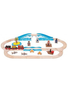 Bigjigs Rail Pirate train Set