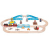 Bigjigs Rail Pirate Train Set