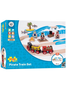 Bigjigs Rail Pirate Train Set