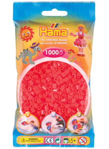 Hama Midi Bead 1000 Translucent Red 13