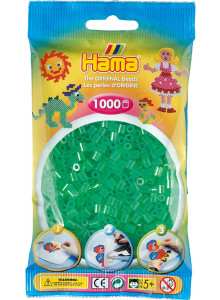 Hama Midi Bead 1000 Translucent Green 16