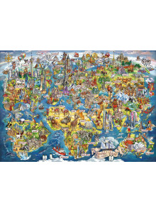 Gibsons Wonderful World 1000 Piece Jigsaw Puzzle