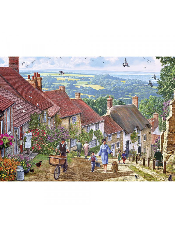 Gibsons Gold Hill 1000 Piece Jigsaw Puzzle Gibsons Gold Hill 1000 Piece Jigsaw Puzzle