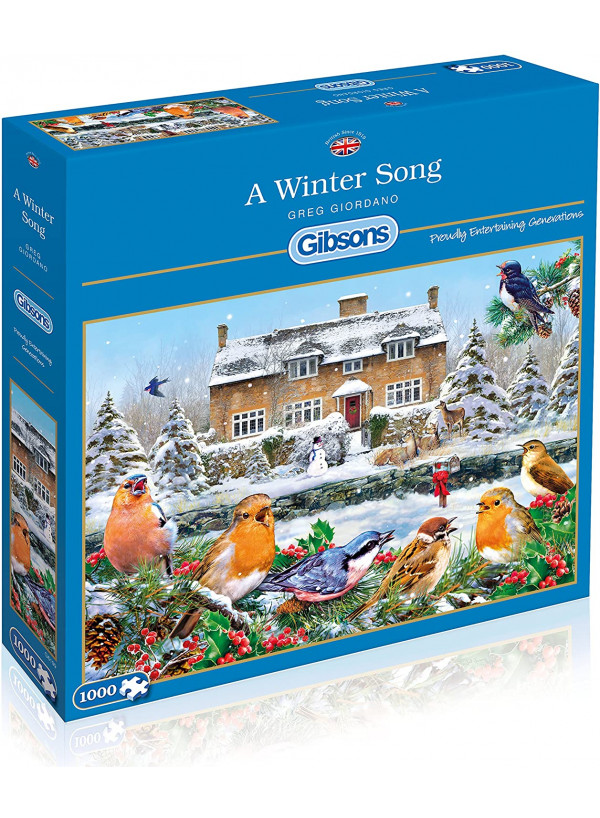 Gibsons A Winter Song 1000 Piece Jigsaw Puzzle Gibsons A Winter Song 1000 Piece Jigsaw Puzzle