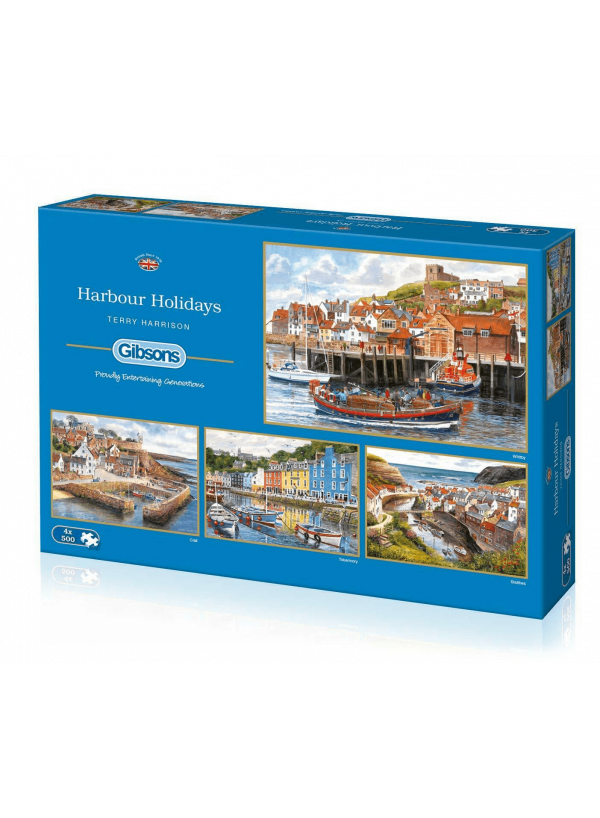 Gibsons Harbour Holidays 4x500piece Jigsaw Puzzle Gibsons Harbour Holidays 4x500piece Jigsaw Puzzle