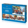 Gibsons Winter About Town 4x500piece Jigsaw Puzzle