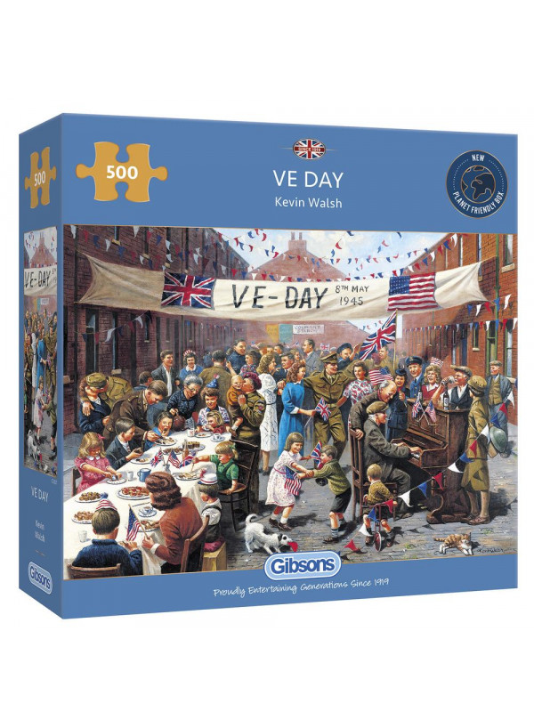 Gibsons 75th year of VE Day 500 Piece Jigsaw Puzzle
