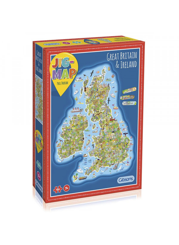 Jigmap - Great Britain & Ireland Children's Puzzles Jigmap - Great Britain & Ireland Children's Puzzles