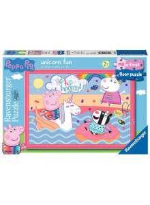 Ravensburger Peppa Pig Unicorn Fun, My First Floor Puzzle, 16pc