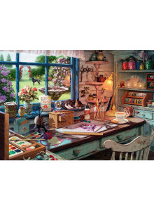 Ravensburger My Haven No. 1, The Craft Shed 1000 Pcs Jigsaw