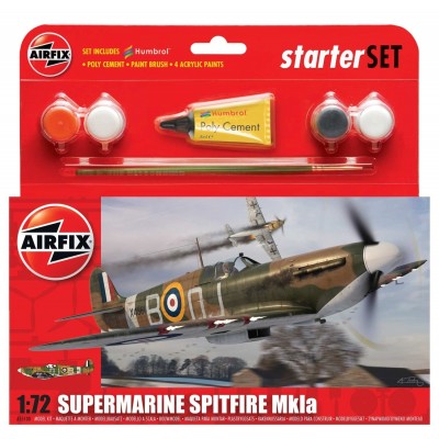 Supermarine Spitfire Mkia Starter Set 1:72 - A55100