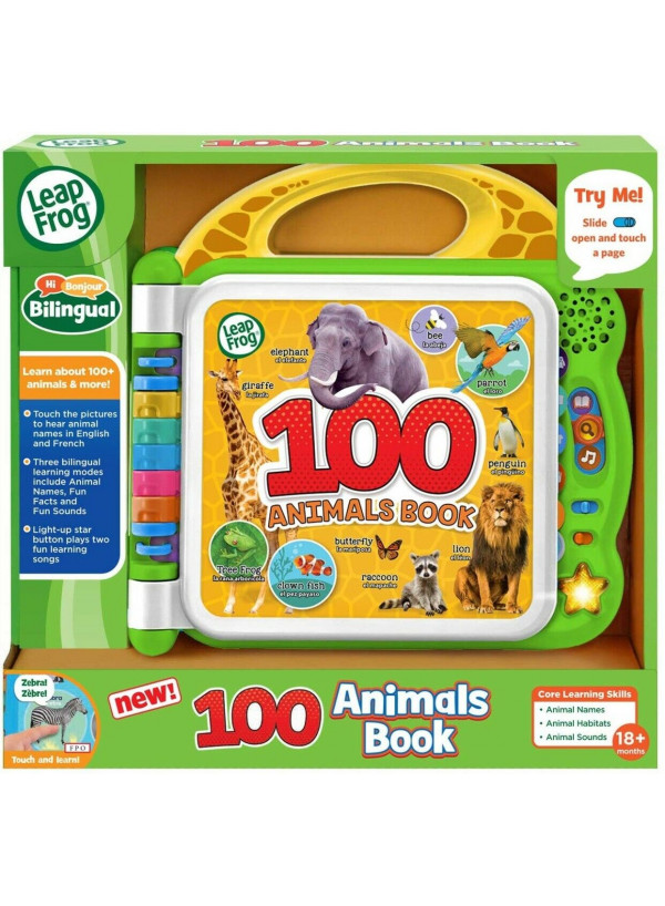 Leapfrog 100 Animals Electronic Book