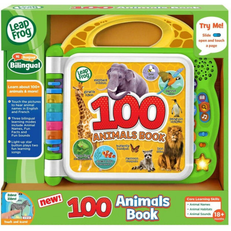 Leapfrog 100 Animals Electronic Book
