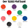 Hama Midi Beads 10,000 Beads In A Bucket