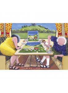 Gibson In The Garden 500 Piece Jigsaw Puzzle