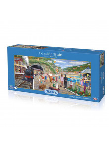 Gibsons Seaside Train 636 Piece Jigsaw Puzzle