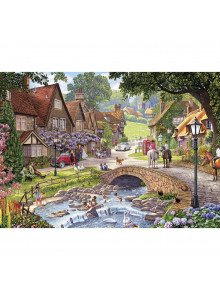 Summer Days & Snowflakes 2x500piece Jigsaw Puzzle