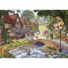 Summer Days & Snowflakes 2x500piece Jigsaw Puzzle