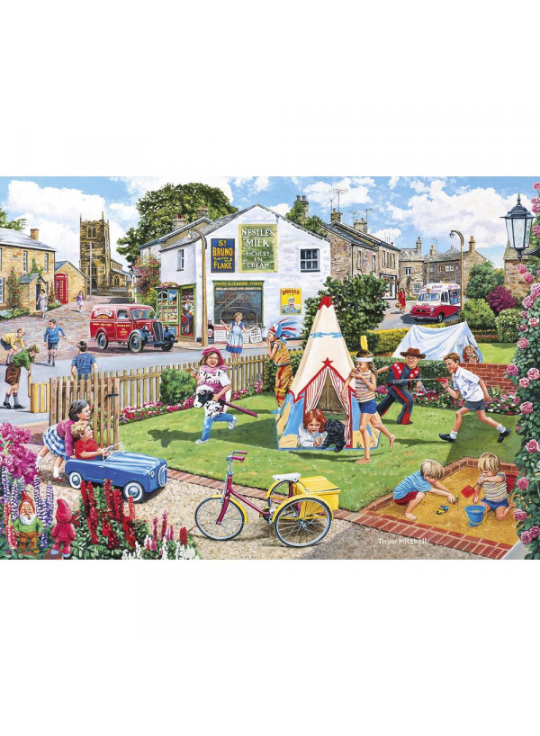 Gibsons Wigwams & Woolly Hats 2 X 500 Piece Jigsaw Puzzles Gibsons Wigwams & Woolly Hats 2 X 500 Piece Jigsaw Puzzles