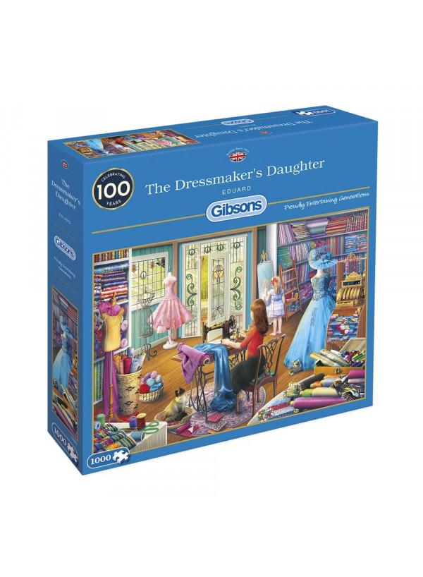 Gibsons Dressmaker Daughter 1000 Piece Jigsaw Puzzle Gibsons Dressmaker Daughter 1000 Piece Jigsaw Puzzle