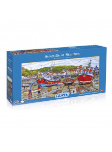 Gibsons Seagulls At Staithes 636 Piece Jigsaw Puzzle