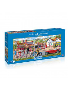 Gibsons Railroad Crossing 636 Piece Jigsaw Puzzle