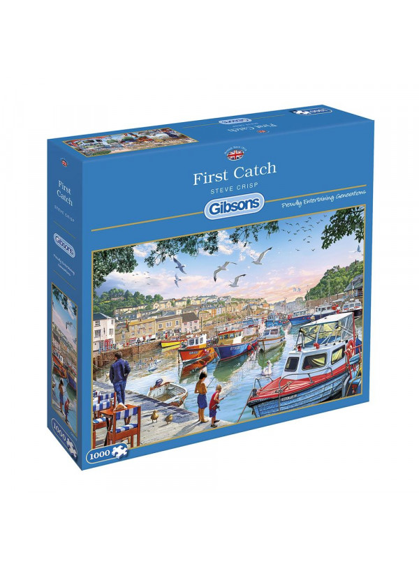 Gibsons First Catch 1000 Piece Jigsaw Puzzle1000 Piece Jigsaw Puzzle