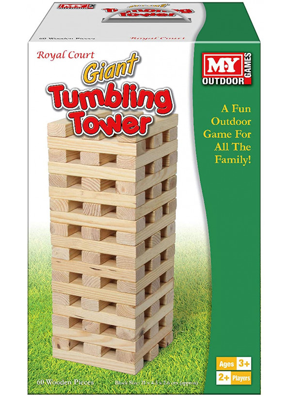 M.Y Outdoor Games - Giant Tumbling Tower - Family Garden Games