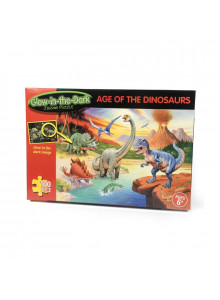 Glow In The Dark Age Of Dinosaurs 100 Piece Puzzle