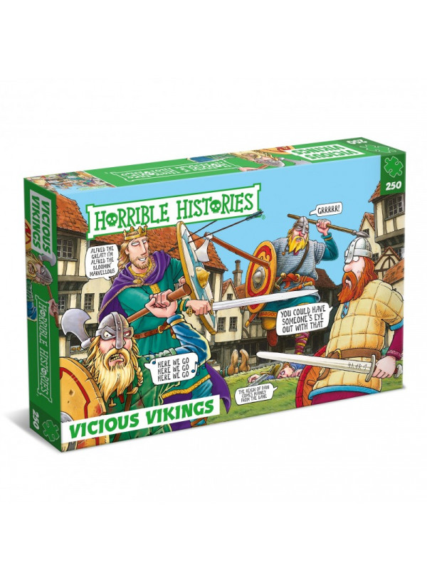 Horrible Histories Vicious Vikings 250 Piece Jigsaw Horrible Histories Vicious Vikings 250 Piece Jigsaw