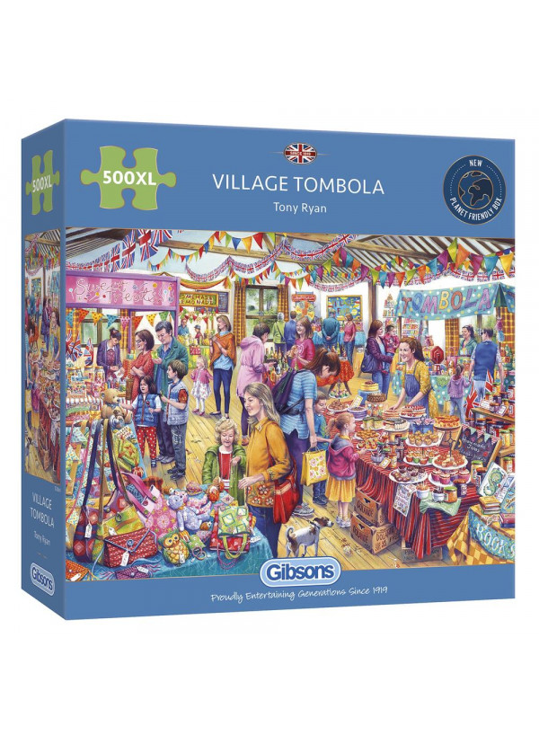 Gibsons Village Tombola Extra-Large Piece Puzzles Gibsons Village Tombola Extra-Large Piece Puzzles