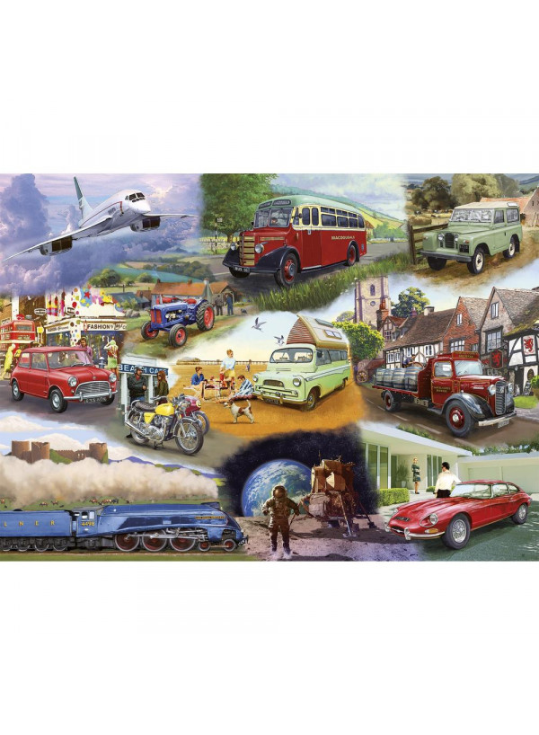 Gibsons Piecing Together Piecing Together - Transport Extra-Large Piece Puzzles