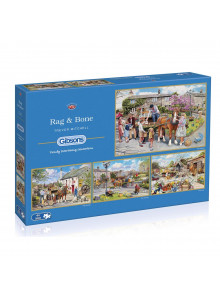 Gibsons Rag & Bone 4x500piece Jigsaw Puzzle