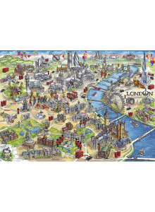 Gibsons London Landmarks 1000 Piece Jigsaw Puzzle
