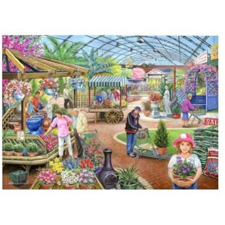House Of Puzzles 1000 Piece Jigsaw Puzzle - The Garden Centre
