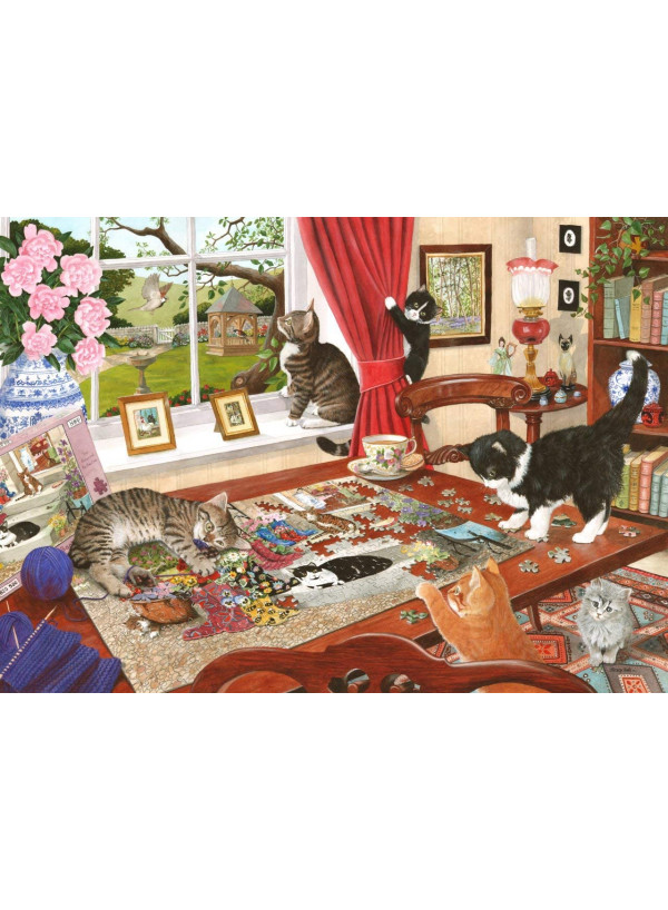 House Of Puzzles Puzzling Paws 1000 Piece Jigsaw Puzzle House Of Puzzles Puzzling Paws 1000 Piece Jigsaw Puzzle
