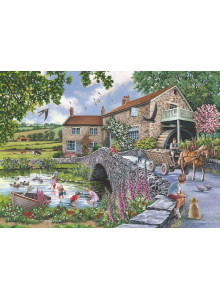 House Of Puzzles Old Mill 1000 Piece Jigsaw Puzzle