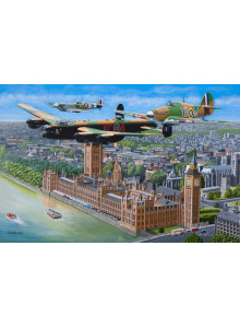 Fly Past House Of Puzzles 500 Piece Jigsaw Puzzle