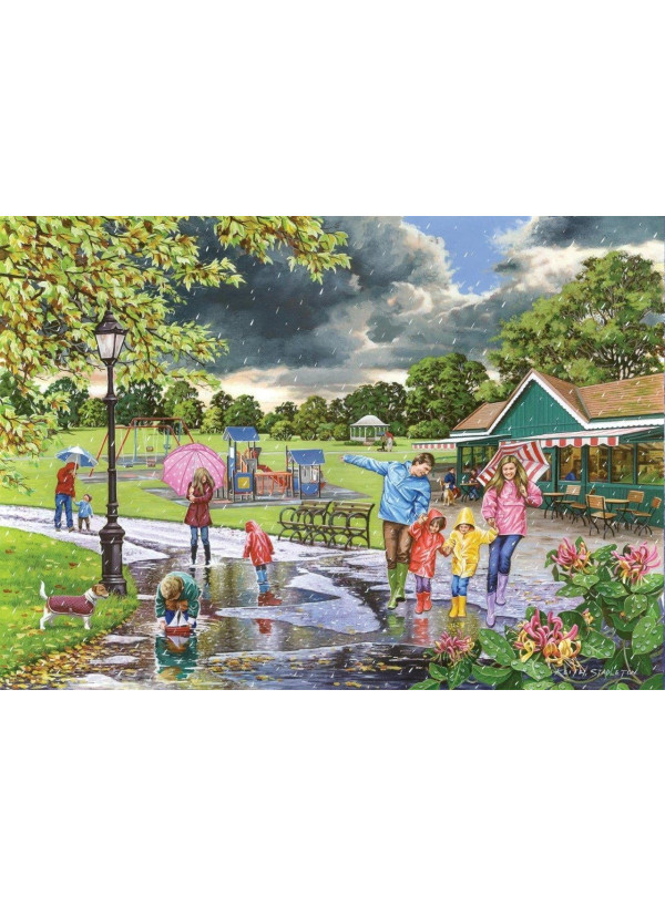 Puddles House Of Puzzles 500 Piece Jigsaw Puzzle