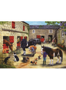 Farrier's Visit House Of Puzzles 500 Piece Jigsaw Puzzle