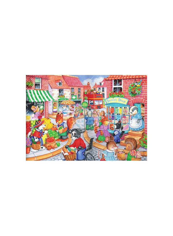 In The Town House Of Puzzle 80 Piece Jigsaw Puzzle