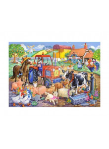 Farm Friends House Of Puzzle Kidzjigz 80 Piece Jigsaw Puzzle