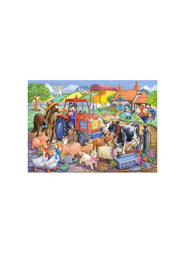 Farm Friends House Of Puzzle Kidzjigz 80 Piece Jigsaw Puzzle