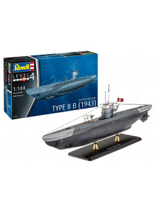 German Submarine Type Iib (1943) Scale: 1:144