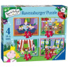 Ravensburger Ben And Holly - 4 In 1 Jigsaw Puzzle 069576