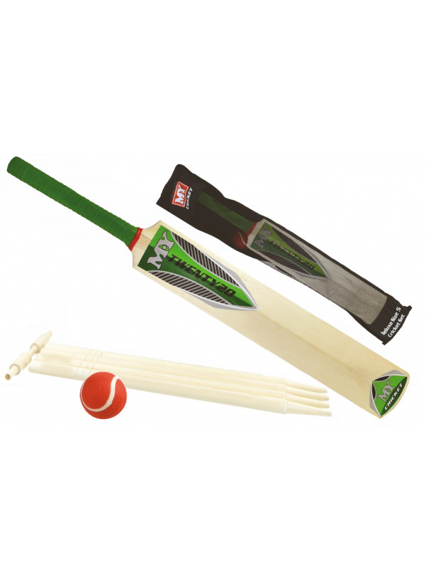 M.Y. Size 5 Cricket Set In Mesh Carry Bag
