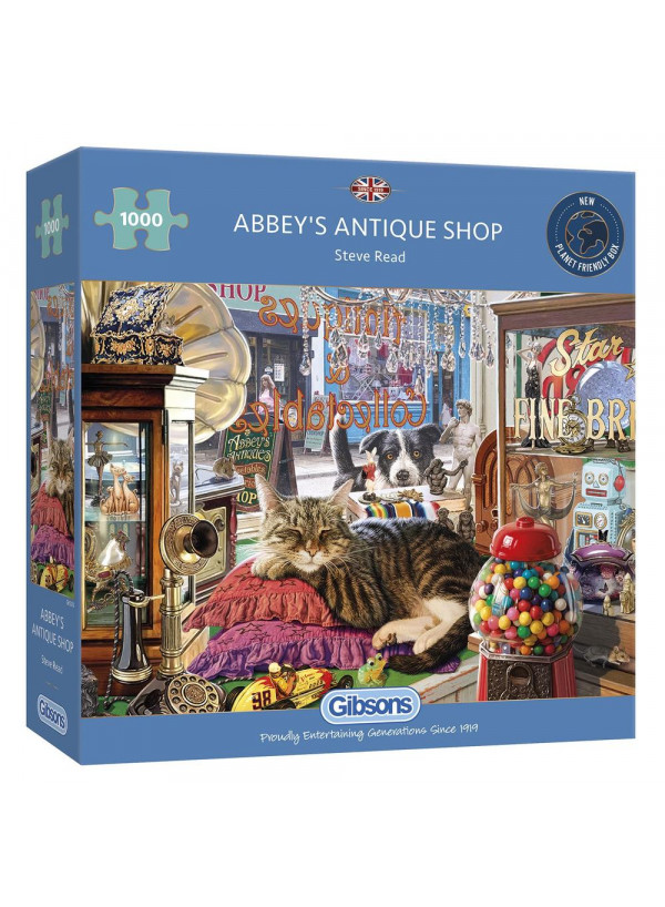 Gibsons Abbey's Antique Shop 1000 Piece Jigsaw Puzzle Gibsons Abbey's Antique Shop 1000 Piece Jigsaw Puzzle
