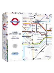 Gibsons Tfl London Underground Map 1000 Piece Jigsaw Puzzle